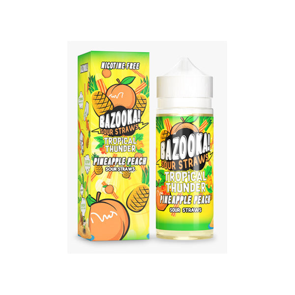 Bazooka Sour Straws 0mg 100ml Shortfill (70VG/30PG)