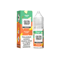 20mg Sqzd Flavoured Nic Salts 10ml (50VG/50PG)