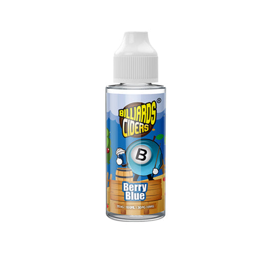 Billiards Ciders Range 100ml Shortfill 0mg (70VG/30PG)