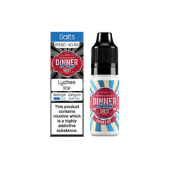 10mg Dinner Lady Ice Salts 10ml Nic Salts (50VG/50PG)