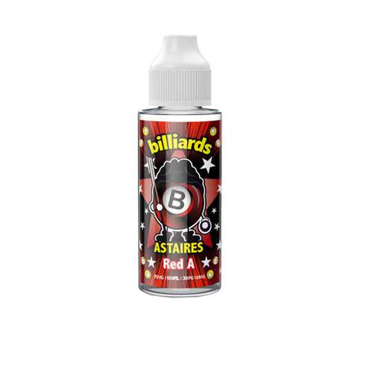 Billiards Astaires Range 0mg 100ml Shortfill (70VG/30PG)