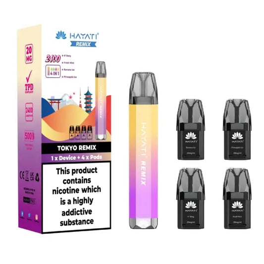 Hayati Remix 2400 Puffs Disposable Pod Kit