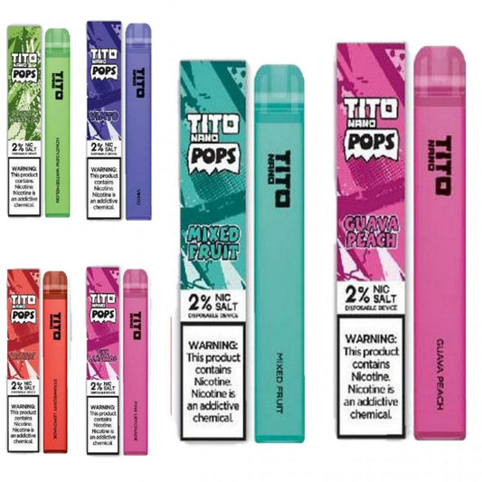 Tito Nano Pops 500 Puffs Disposable Vape Device